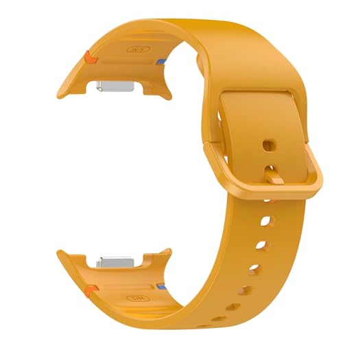 [KPQWEDB] S/MM/L �����V���R�� Galaxy Watch 8 �X�g���b�v 44mm 40mm �X�|�[�c�u���X���b�g Correa 8 �N���V�b�N�o���h 46mm �Ή�(Yellow,Atch 8 44mm)