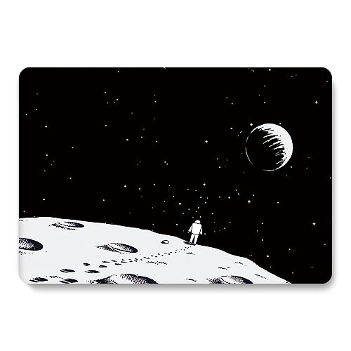 Carcasa MacBook Pro 14 anti arañazos funda rígida astronauta que soluciona desgaste teclado 3