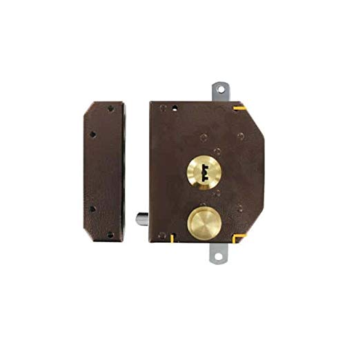 Serrure 5 Points à Tirage  Blindex  5 clés a Pompe ,Marron Gauche - ( idem iseo....) KLOSE BESSER