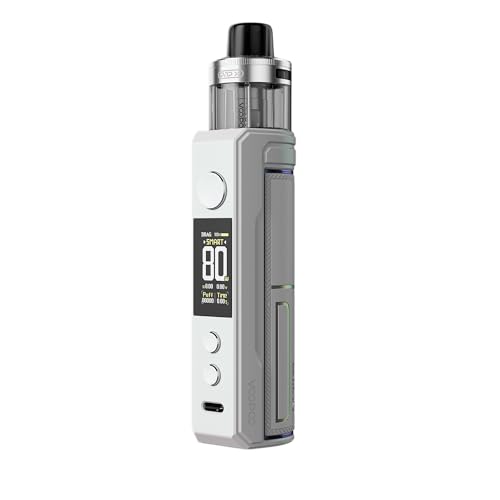 Kit Drag X2 Voopoo Pearl White - E-cigarette design pour vos sorties