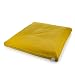 ZAFUKI Estera de meditación/Zabutón/Relleno Fibra de algodón 100% Reciclado/Base para Cojín de meditación/colchoneta meditación y Yoga / 75x65 cm (Amarillo Dorado)