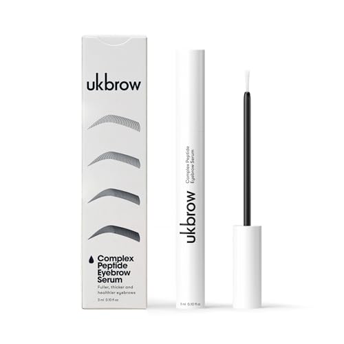 UKLASH Serum do brwi ze złożonymi peptydami, 3 ml, serum odżywcze dla silniejszych i gęstszych brwi, przetestowane dermatologicznie