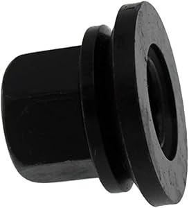 Dorman 611-296 Wheel Nut 9/16-18 Flanged Flat Face - 15/16 Hex, 1-1/8 Length Compatible with Select Dodge / Ram Models, 10 Pack , Black