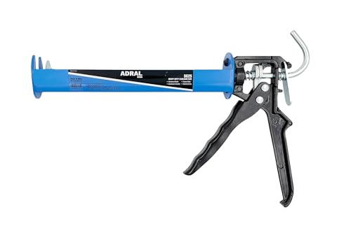 Image of Ultimate Heavy Duty 9-Inch Caulking Gun | 750g | 16:1 Thrust Ratio | Extra Heavy Aluminium Handle | Steel Trigger | MIG Welded Steel Barrel | Dual Hardened Plunger Brackets | U-Type Rod