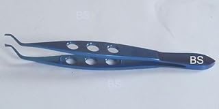 N.E Titanium Dastoor Superior Rectus Forceps 1X2 Teeth Ophthalmic Instruments