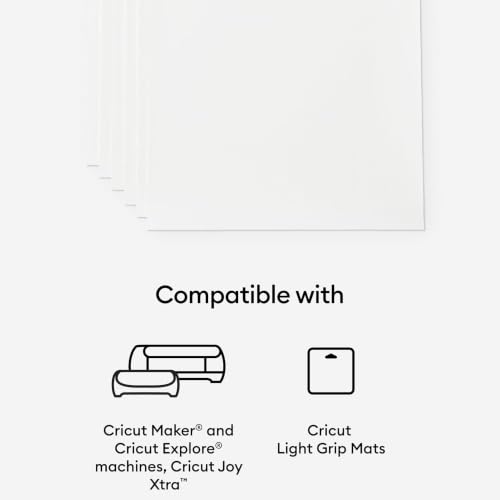 Cricut Sticker Paper (50 White Sheets, 8.5x11) - image 5