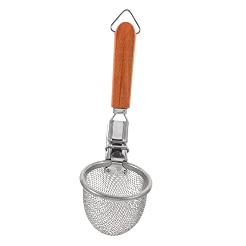 Mobestech Colador Inoxidable Pasta y Fideos Cesta Coladora de Profunda con Ergonómico Escurrir y Servir Cocina