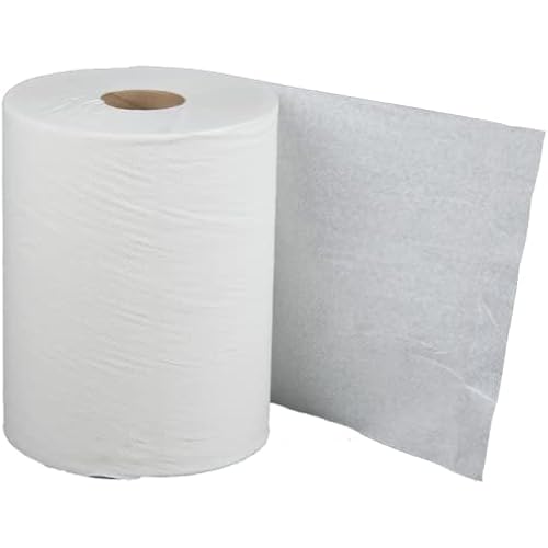 Merfin Hardwound Roll Towel Dispenser Paper Towels -Bulk Case for Business, Dispenser Paper Towel Rolls, SKU 550, (Case of 6)