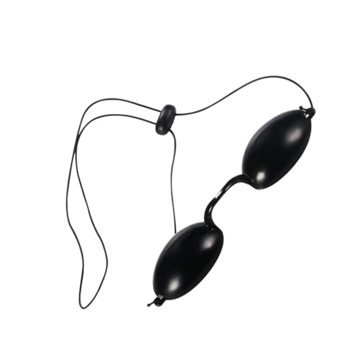 SMASOLO Parche Ocular de Seguridad con Uv Diseño Ergonómico para Uso Diario y Tratamientos Cosméticos Negra para Ocular Eficaz