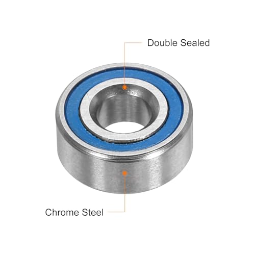 Rodamientos MR104-2RS de acero cromado con doble sellado de precisión para alta velocidad 4