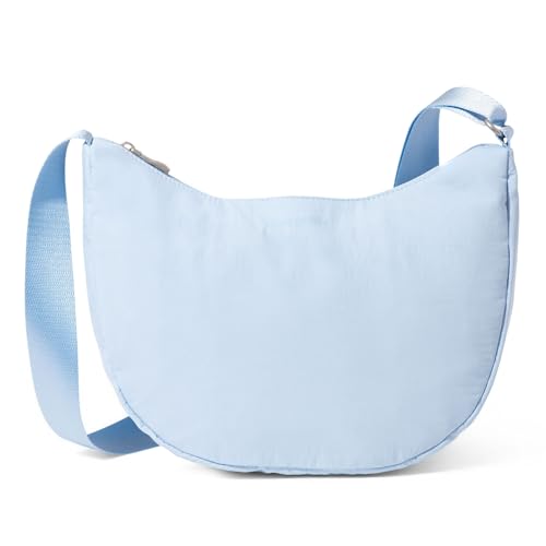 Image of Baggallini Swift Crescent Crossbody Bag for Women - Lightweight 12 inchx8 inch Travel Purse Handbag