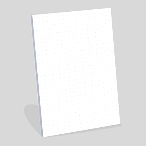 Notas adhesivas de cuadrícula punteada (BOJU), delgado medio 4"x6", ideal para hacer listas By Daily Ritmo