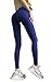 YUCEN Pantalone Sauna Dimagrante Donna,Leggins da Donna,Pantaloni di Perdita di Peso Pantaloni Sauna,Pantaloni sudare,Dimagrante Forte, Push Up -Palestra/Yoga/Running (Blu, S)