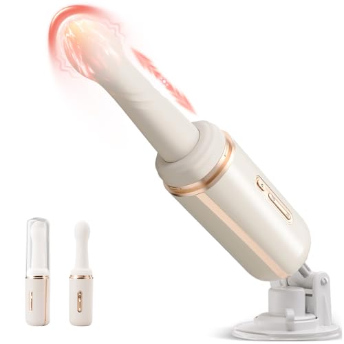 Dildo Sexmaschine mit 7 Stoßfunktion&Vibration für Frauen Sexspielzeug für die Frau Männer Sex Spielzeug fur Paare Vibratorensets für Frauen Elektrische Sex Maschine Fickmaschine mit 42 Wärme