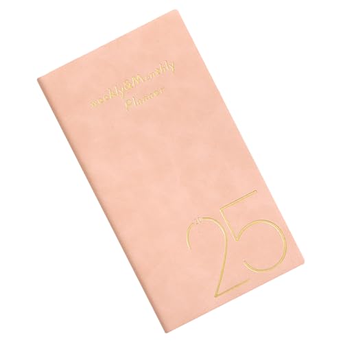 2025 週間予定ブック、2025 プランナー ウィークリーおよびマンスリー, 月間カレンダー付きデイリープランナー, アジ ェンダ 2025、毎日のタスクのためのアポイントメント ブック 、縦型カレンダー