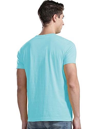 Image of ADRO Men's Cotton Solid Regular Fit T-Shirt
