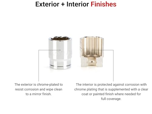 Image of TEKTON 1 /2 Inch Drive x 29 mm Shallow 12-Point Socket | SHD22329