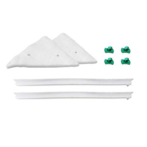 Baffect® Inicio Lateral Doble magnético Ventana Limpiador Ultra-Fuerte Tanto de Cristal Lado de la Superficie Herramientas Cepillo de Limpieza del limpiaparabrisas con Mango de diseño (Reemplazo)