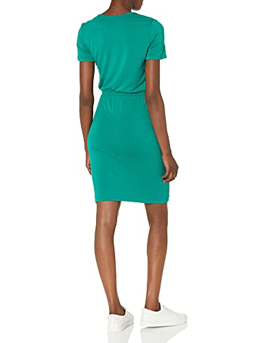Calvin Klein Women's Short Sleeve Sheath With Ruched Skirt2
