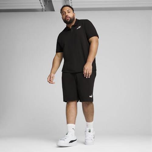 Image of Puma Men Cotton Solid Regular Fit Polos