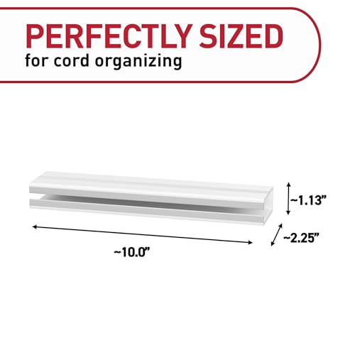 Image of Command Cord Organizer Channel, 1 Channel, 8 Large Strips