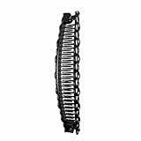 Coiffage sécurisé : maintient solidement les cheveux pendant le coiffage, cette pince à cheveux banane est idéale pour créer facilement des coiffures tendance ; sa conception robuste nécessite une prise ferme pour ouvrir/fermer, garantissant que vos cheveux restent en place toute la journée.