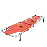SHUQICAINA Silla Tela Nailon Resistente Agua Camilla Plegable Silla Plegable Telescópica Doble Propósito Cómoda Camilla Carga Máxima 396 Libras Usada Emergencias Médicas Atravesar Pasillos Estrechos