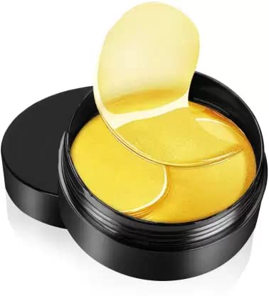 Under Eye Patches - 30 Pairs - 24K Gold Eye Mask- Puffy Eyes & Dark Circles Treatments,Reduce Under Eye Bags and Smooth Wrinkles,Eye Skin Care Pads With Collagen