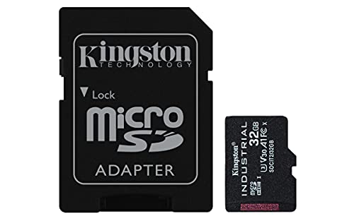 Kingston Industrial microSD   32GB microSDHC Industrial C10 A1 pSLC Tarjeta + adaptador SD   SDCIT2/32GB