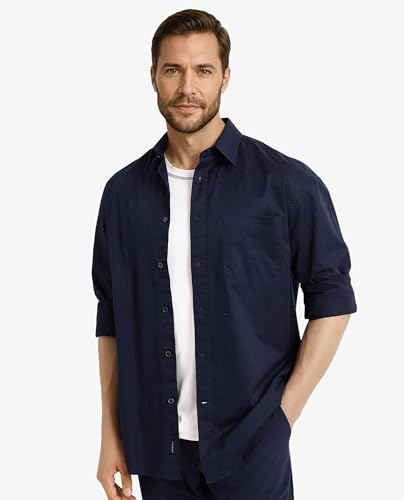 Image of Rare Rabbit Boxy fit Plain Shirt