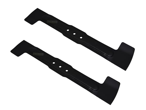perfektGarten 2 lames de tondeuse à gazon de 34 cm compatibles avec Bosch Rotak ARM 33 34 3400 F016L65157 F016800271 F016800377