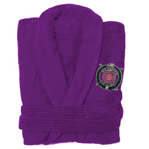 Omega Psi Phi Crest - Shield Bathrobe2