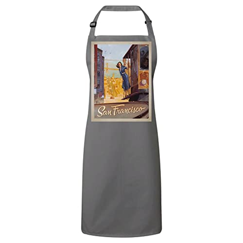 Poster Vintage San Francisco Style Art Deco 30's pour Décoration Cuisine