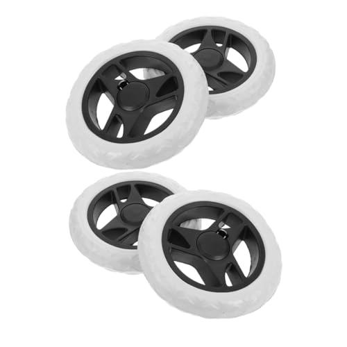 Roues de chariot robustes caddie roulette de rechange plastique transport de charge