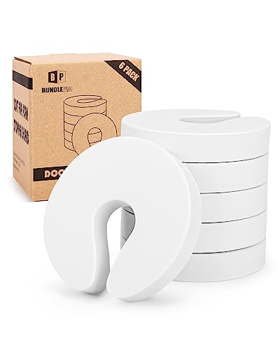 Image of Pack of 6 Door Finger Pinch Guards, Child Proof Door Slam Stopper, Prevents Fingers Injuries, Baby and Pets from Getting Locked in Room,Fits Any Doors Size