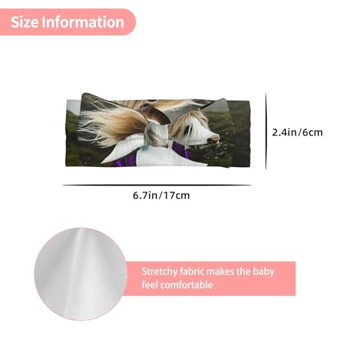 Hybrid animals Baby Headbands Soft Nylon Hairbands with Stretchy Bows Girls Hair Accessories for Newborn Infant Toddler Kids3