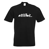 Kiwistar - T-Shirt - schwarz - Spartaner Sparta Evolution 2 Motiv Bedruckt Funshirt Design Print - mit Motiv Bedruckt - Funshirt Design - Sport - Freizeit - Herren - L