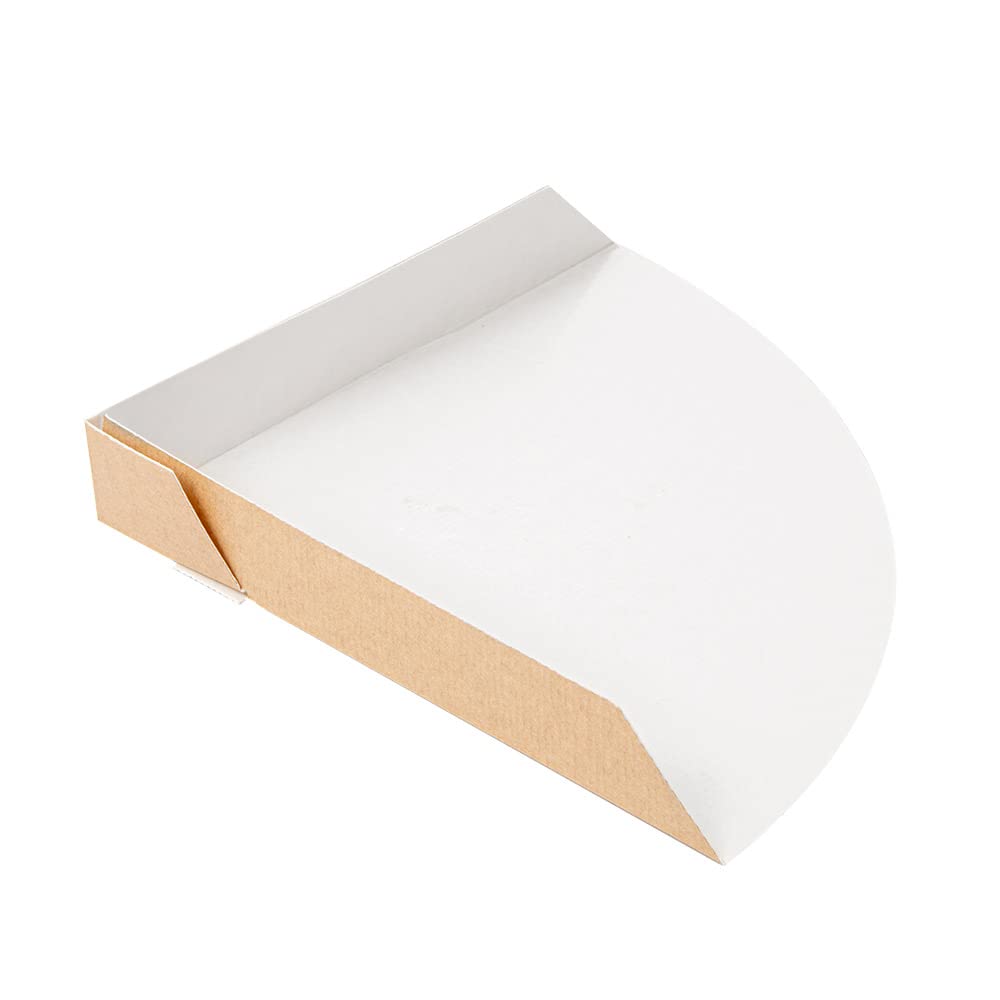 100 pezzi - Pale Crêpes 'Thepack' 220 G/M2 17X17X2,5 Cm Naturale Cartone Ondulato Nano-Micro