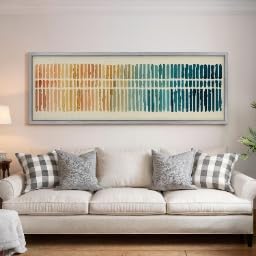 Impression aquarelle panoramique 60x180cm grand format pour decoration murale