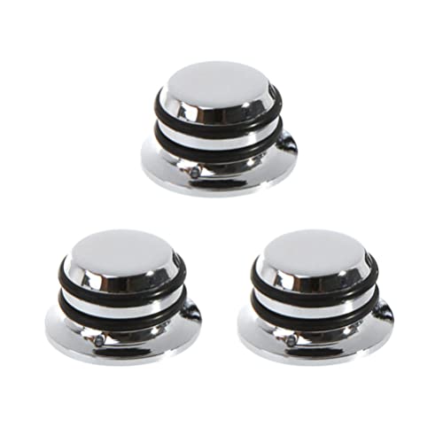 FOMIYES 3pcs set knob power supply volume button Metal Volume Control Knob guitar volume knob straw hat Accessories volume control knobs Guitar guitar volume and tone knobs Metal