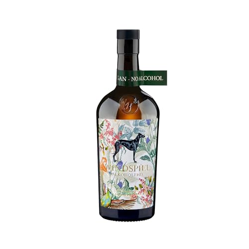 Windspiel Alkoholfrei - das ausgezeichnete alkoholfreie Destillat aus der Eifel | Vegan und Zuckerfrei | 0,0% vol. (1 x 0,5 l)