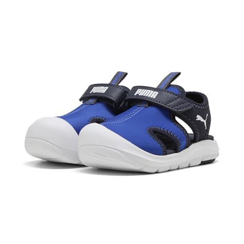 PUMA Kinder Fun Racer Sandalen 24, Vivid Blue White New Navy