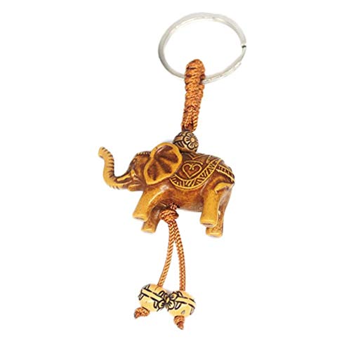 Elefant Keychain Cartoon-Schnitzen Hölzerne Hängende Taschen-Geldbeutel Dreidimensional Schlüsselanhänger Aus Holz Auto-Schlüssel-Anhänger Cover