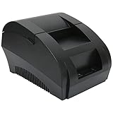 Bewinner 58mm Etikettendrucker, Kommerzieller Thermodirekt Etikettendrucker, Kompatibel mit ESC/POS, für Expresslieferung/Restaurants/Milchteeläden/etc (Europäische Vorschriften)