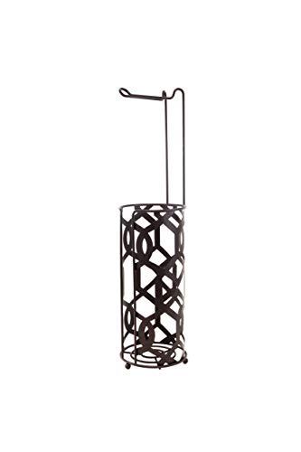 Inspired Living TOILET PAPER HOLDER RESERVE STAND TP TOWER, Beekman, BRONZE