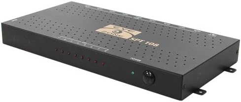 Eyezone SPT108 8-Port HDMI Splitter - 1 x HDMI Video In 8 x HDMI Video Out