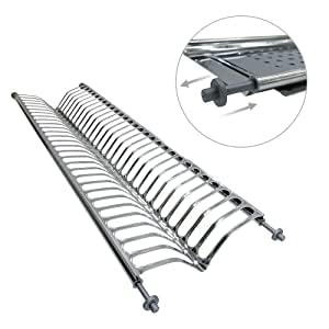 IDOR STORE SCOLAPIATTI COLAPIATTI 86 CM Acciaio Inox con Base VASCHETTA Telaio Regolabile