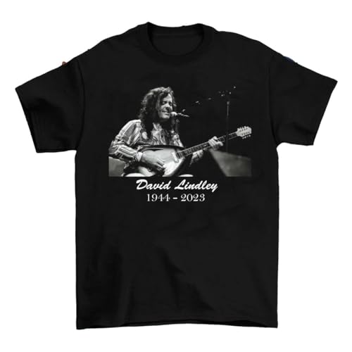 Photo de NKFTYTIUU David Lindley El Rayo X Band 1944-2023 Cotton ShirtBlackXXL