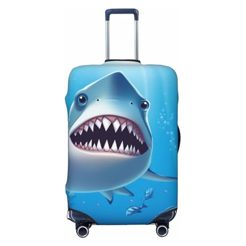 Dwrepo Smiling Shark �ו��J�o�[ �L�k�� ����\ �X�[�c�P�[�X�J�o�[ ���h�~ �X�[�c�P�[�X�v���e�N�^�[ �X�p���f�b�N�X �ו��v���e�N�^�[ ���s��ו��J�o�[ 18~32�C���`�̉ו��p, �u���b�N///�z���C�g, S