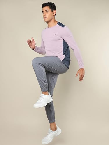 Image of TECHNOSPORT Men Polyester Slim Fit T-Shirt - (P725 P) Pack of 1